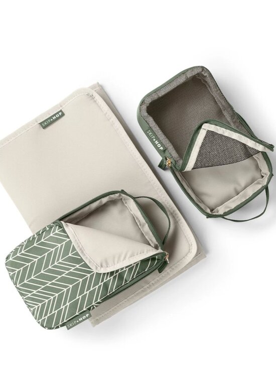 Skip Hop Diaper Bag Backpack Bundle Forma Multi-Function Travel Dark Sage NEW main image 7